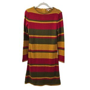 Frances Valentine Phoebe Striped Sweater Dress Size Small